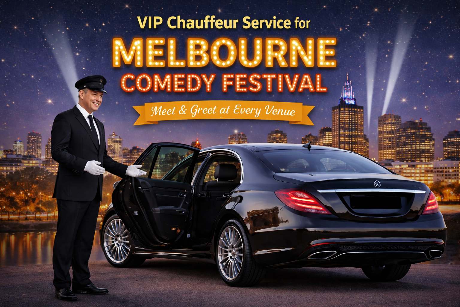 Melbourne chauffeured comedy festival 2026